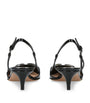 Valentino Garavani Black Slingback Logo Heels 40