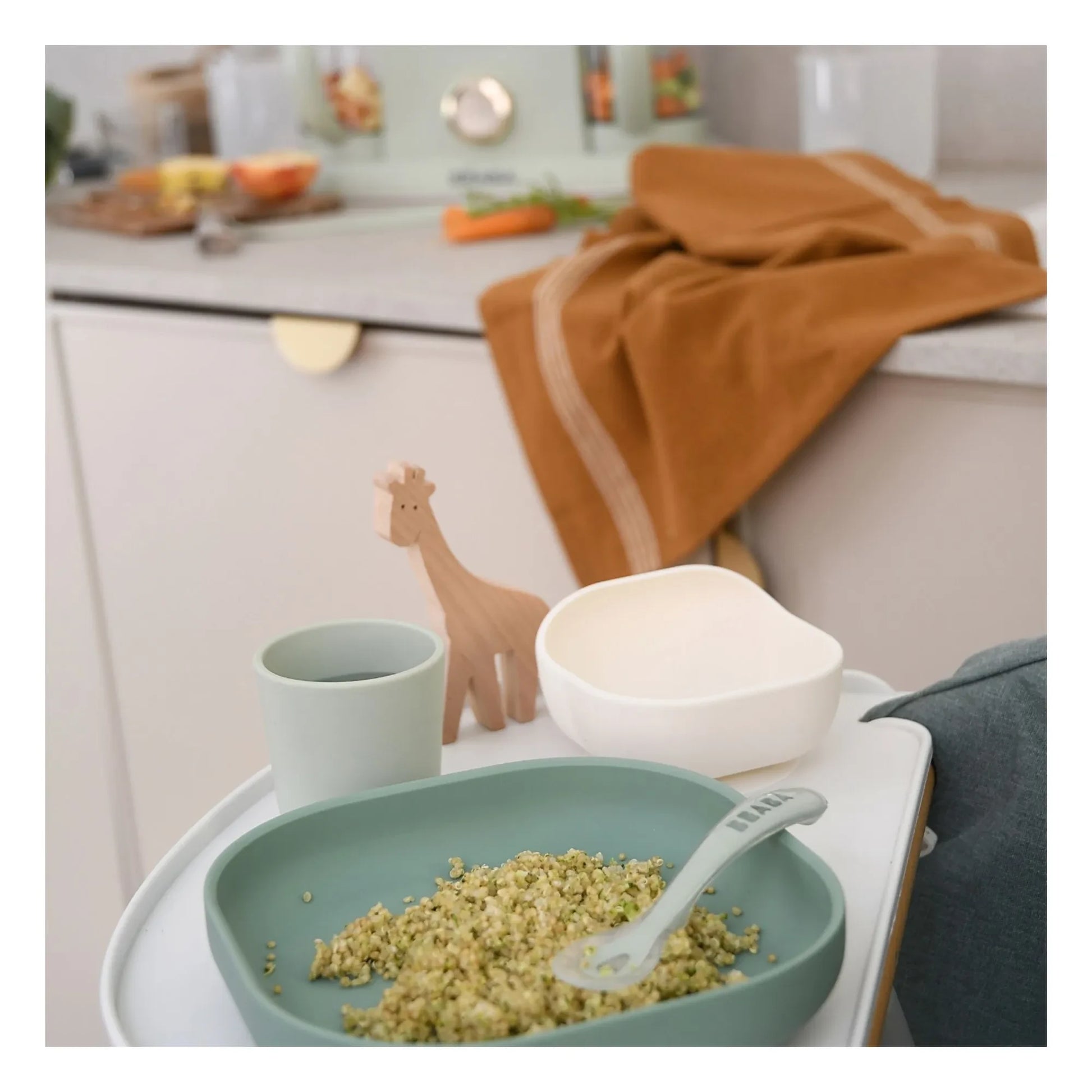Béaba - Silicone lunch box | Sage