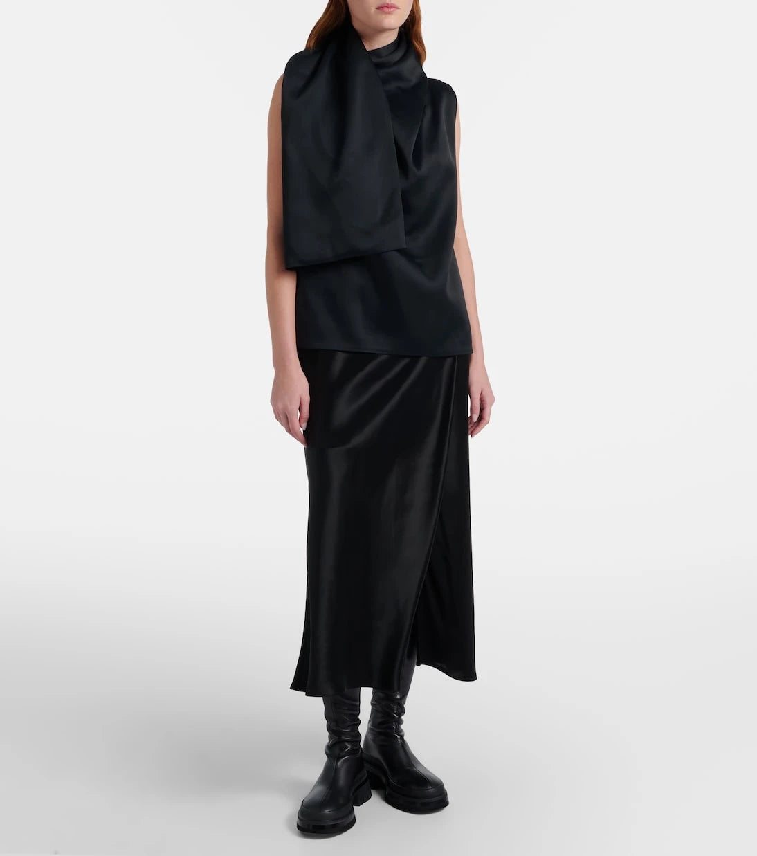 Khaite - Fallon leather over-the-knee boots