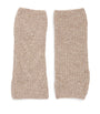 Brown Lambswool Fingerless Gloves