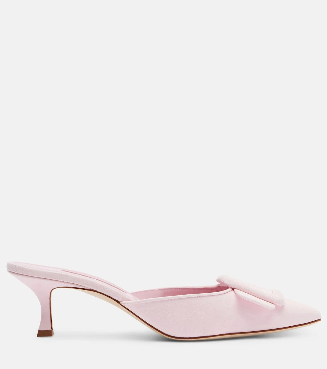 Manolo Blahnik - حذاء المول سيلك ميزال 50 من الشامواه