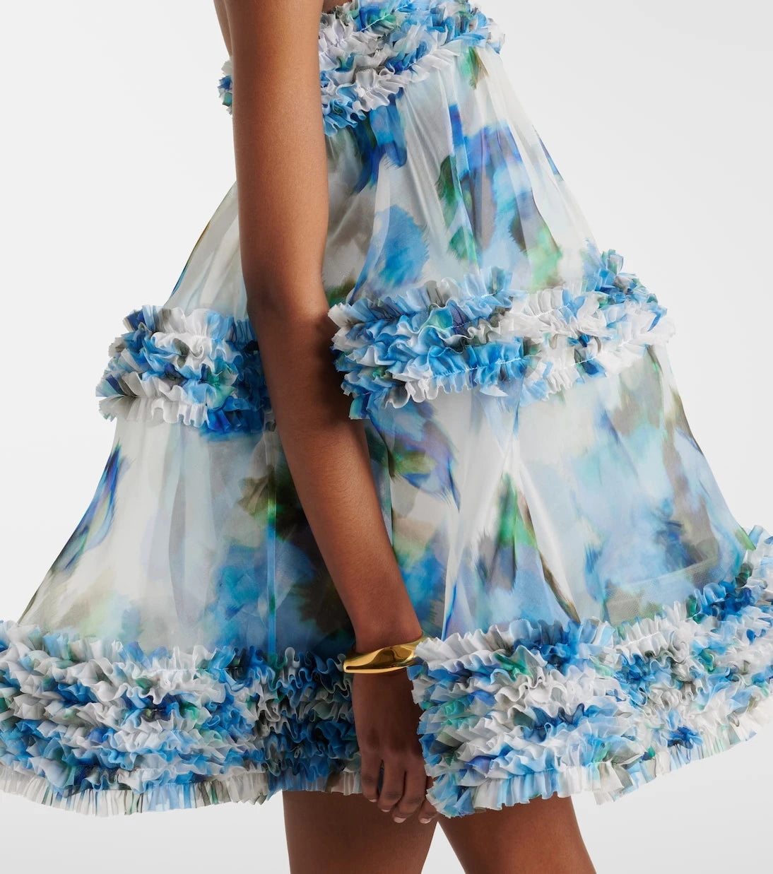 Zimmermann - Alchemy ruffled silk organza minidress