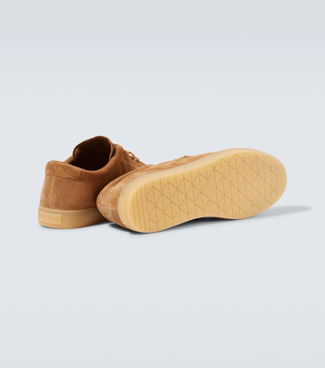 Prada - Logo suede sneakers