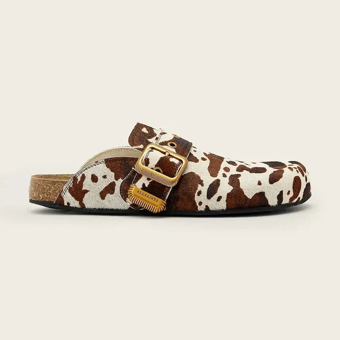 AllSaints чехли сабо дамски кожени Staffa Mule