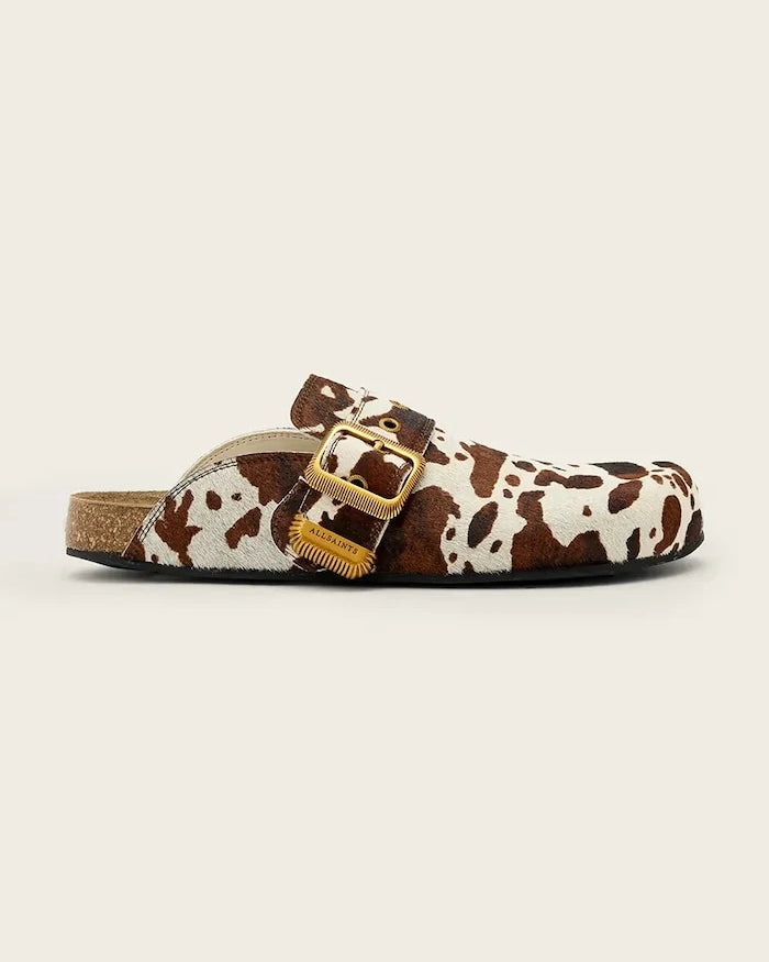 AllSaints Kadın Deri Terlik Sabolar Staffa Mule