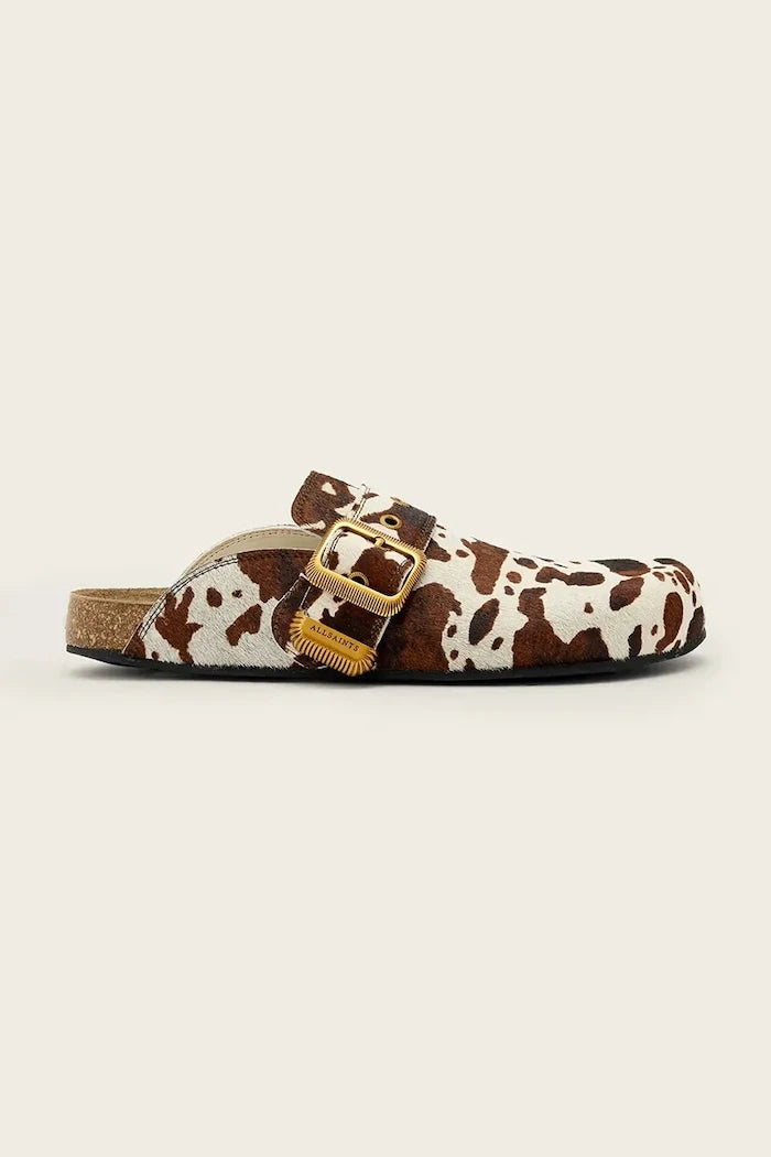 AllSaints чехли сабо дамски кожени Staffa Mule