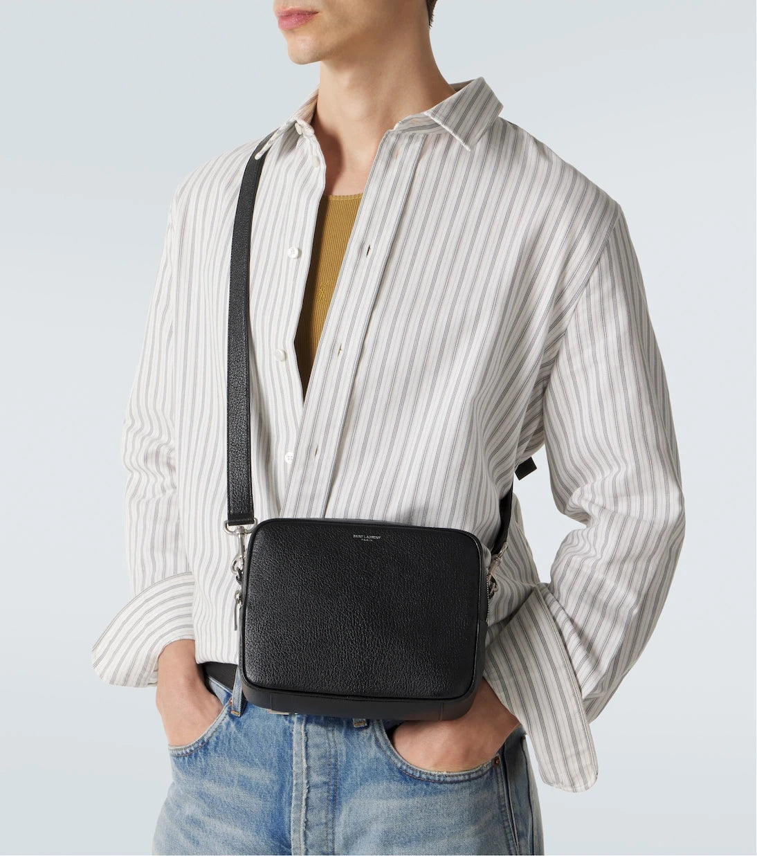 Saint Laurent - SPL Small leather shoulder bag