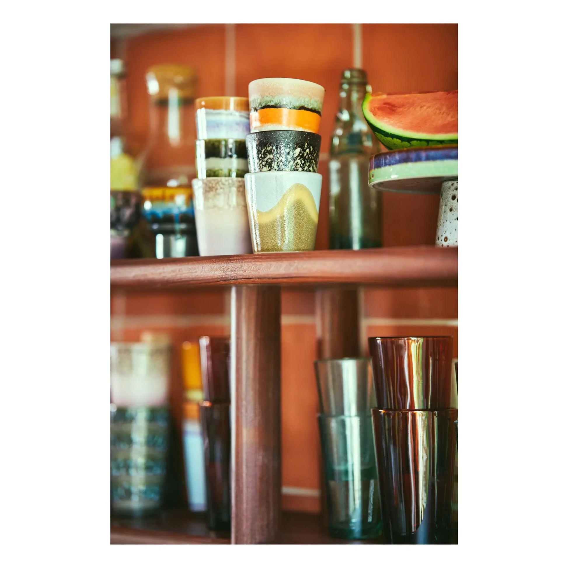 HKliving - Stoneware mug | Pink