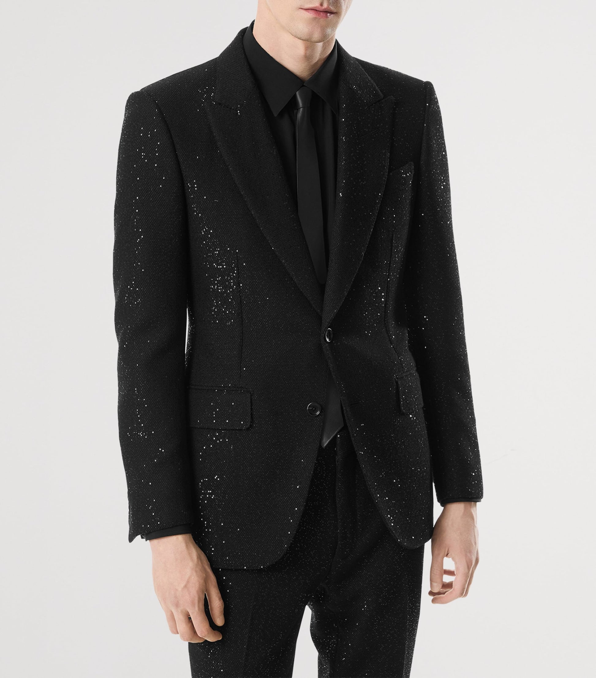 TOM FORD Virgin Wool-Blend Sequinned Blazer