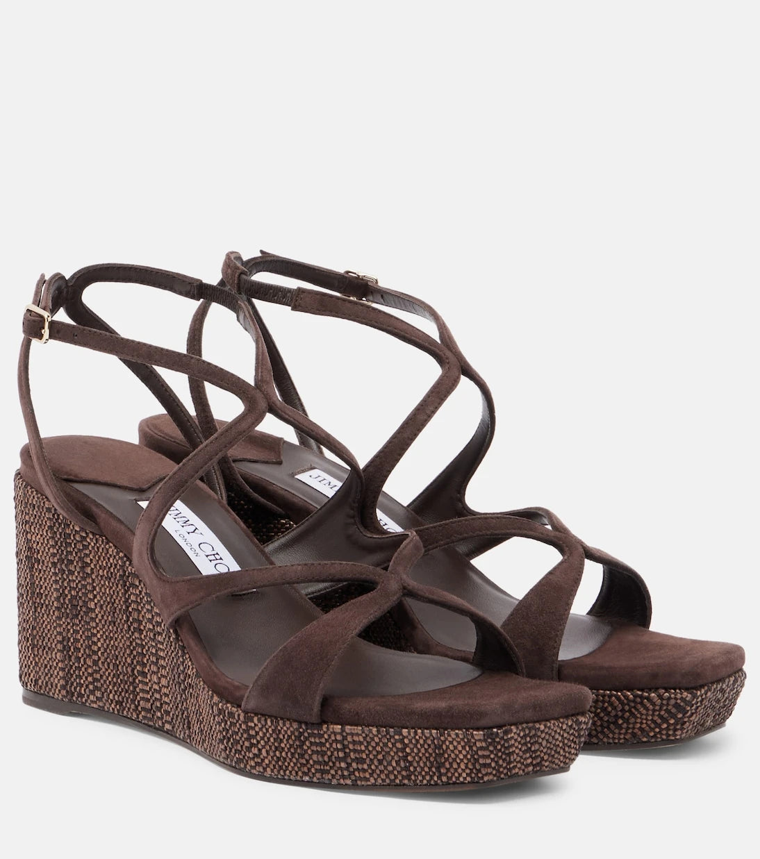 Jimmy Choo - Ayla suede wedge sandals