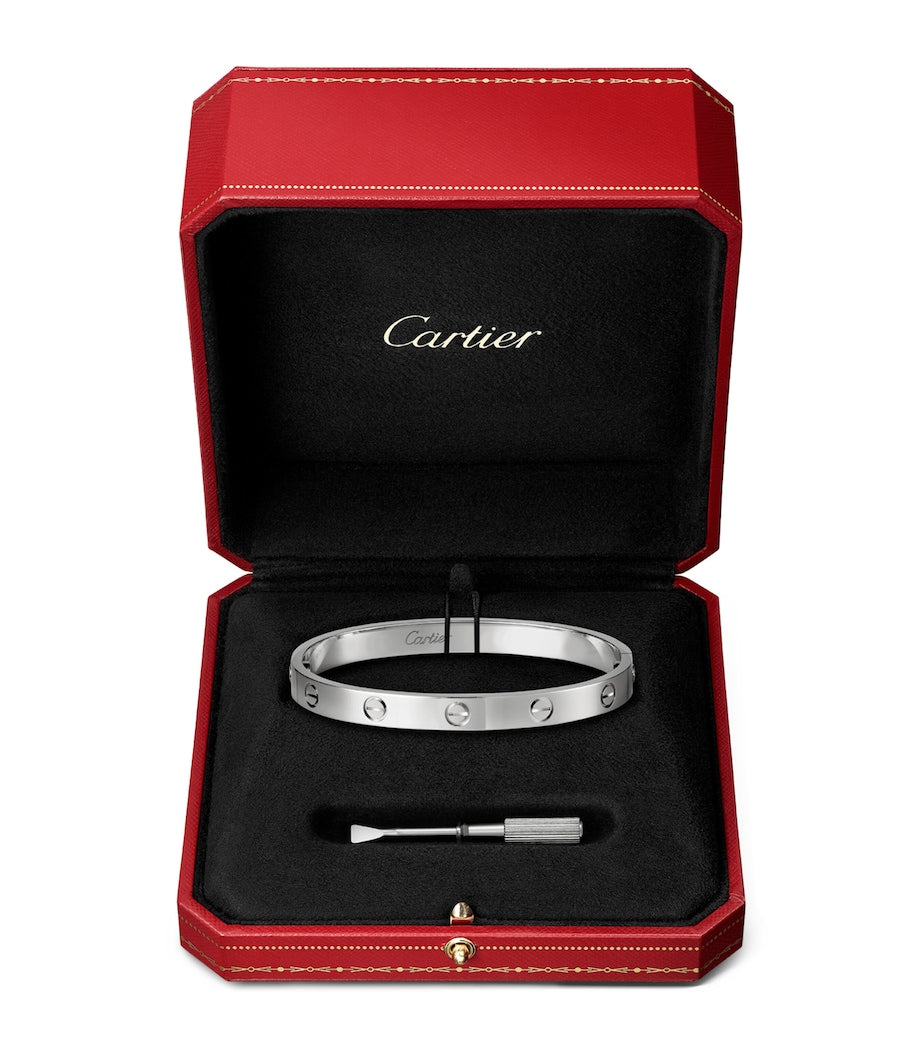 Cartier LOVE Classic White Gold Bracelet