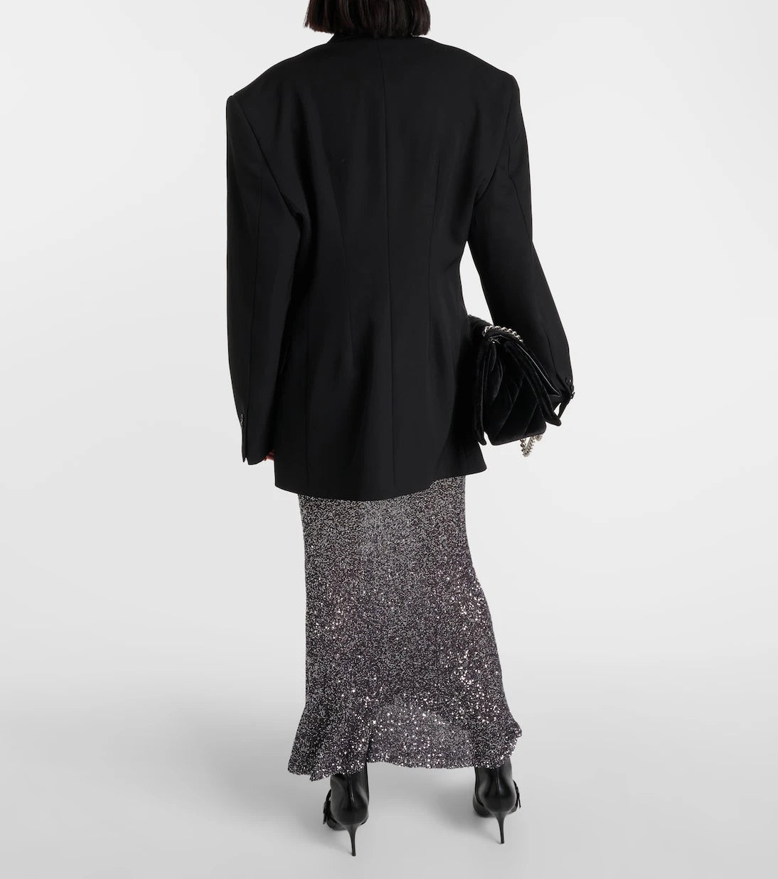 Balenciaga - Cinched double-breasted wool blazer