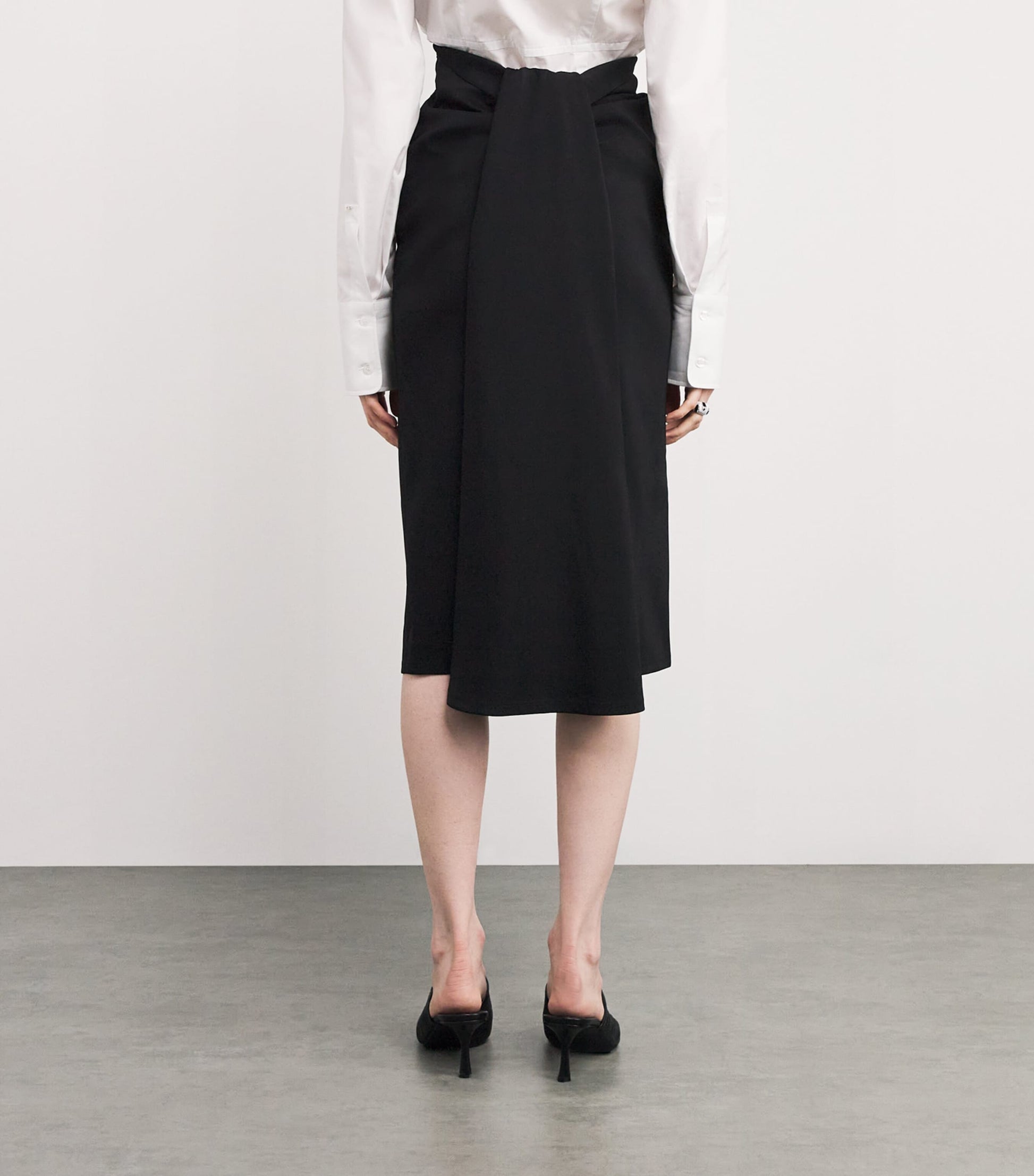 Jacquemus Black The Sablier Pencil Skirt