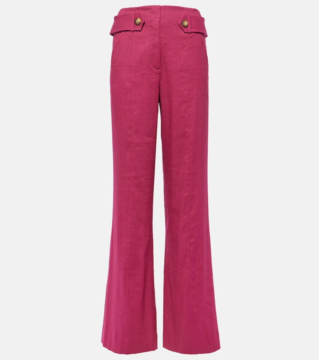 Veronica Beard - Sunny linen-blend twill flared pants