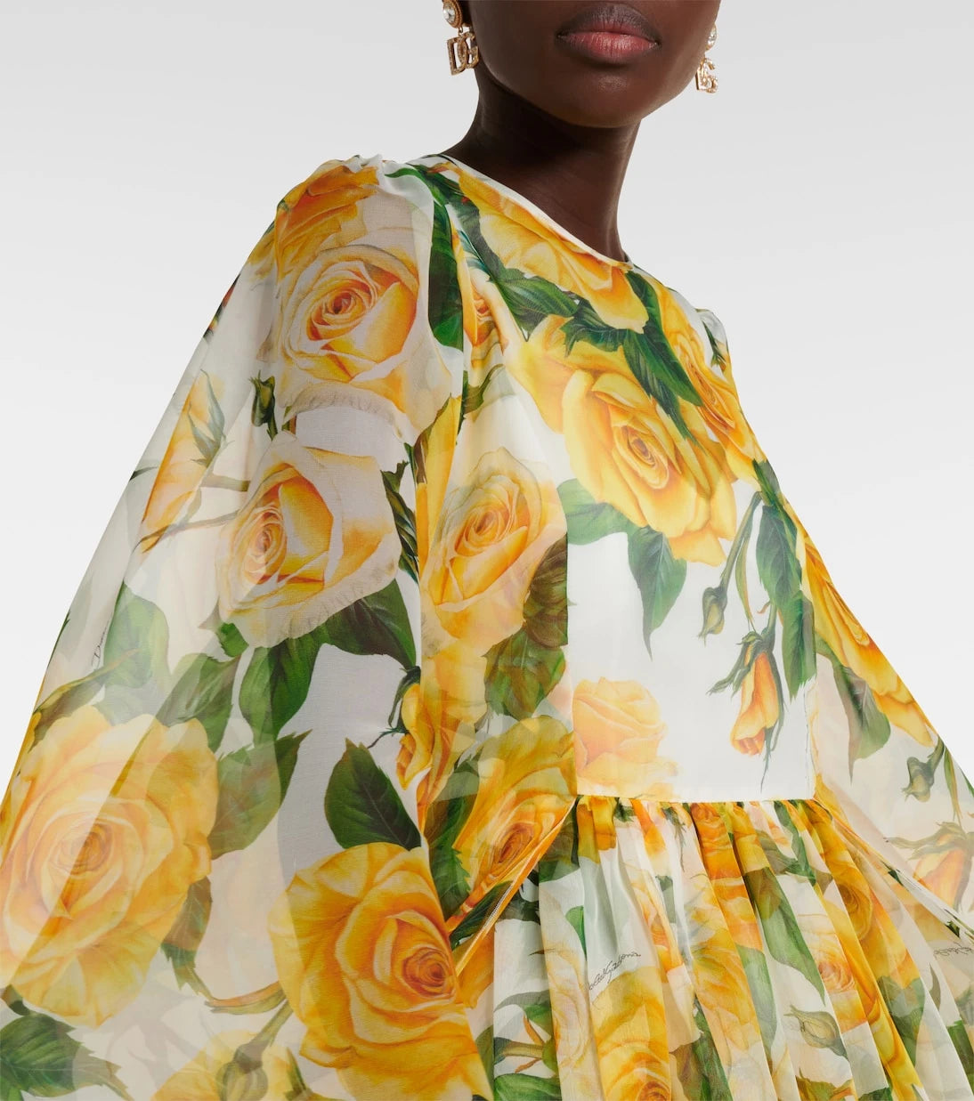Dolce&Gabbana - Floral silk chiffon minidress