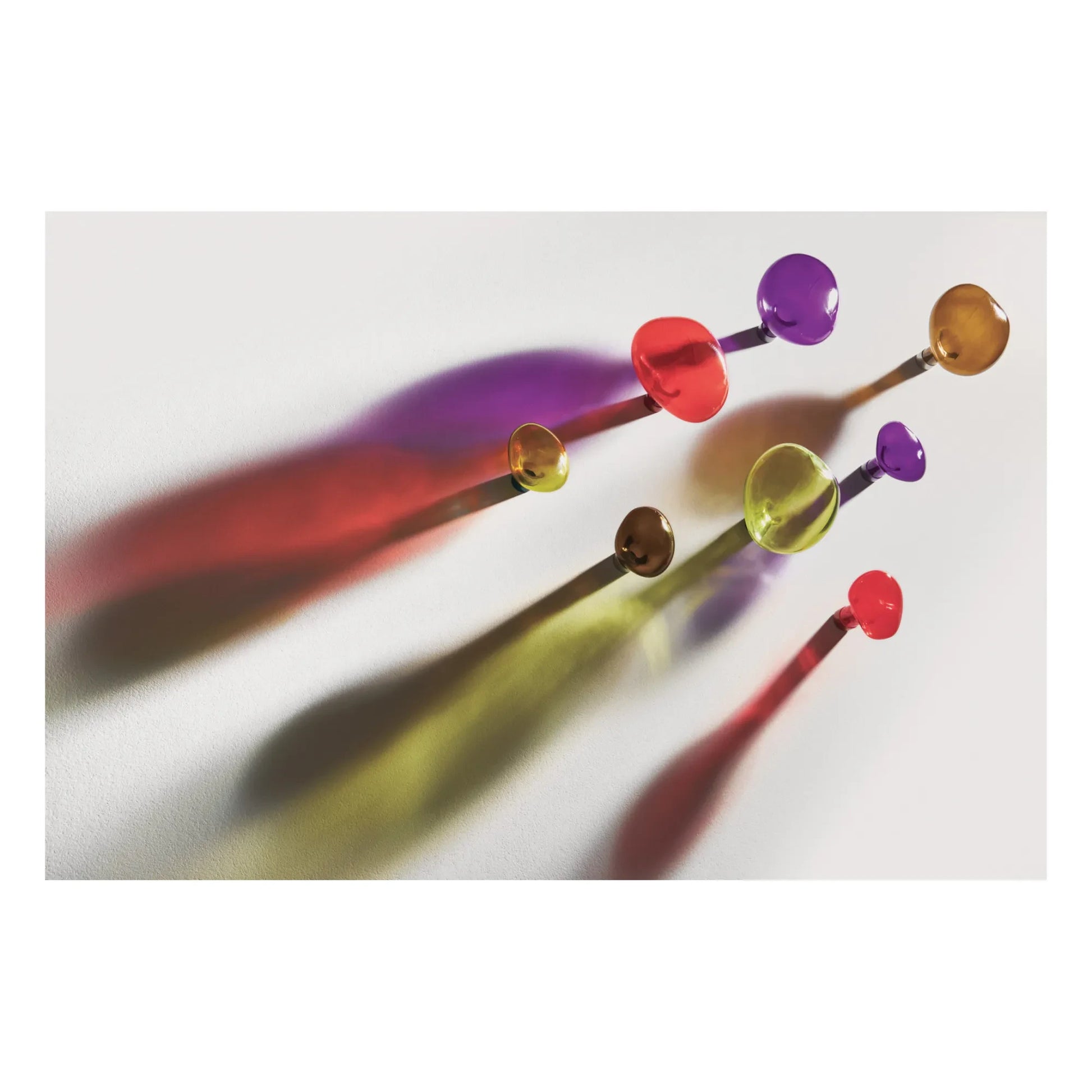 Petite friture - Glass coat hook Bubble small | Green