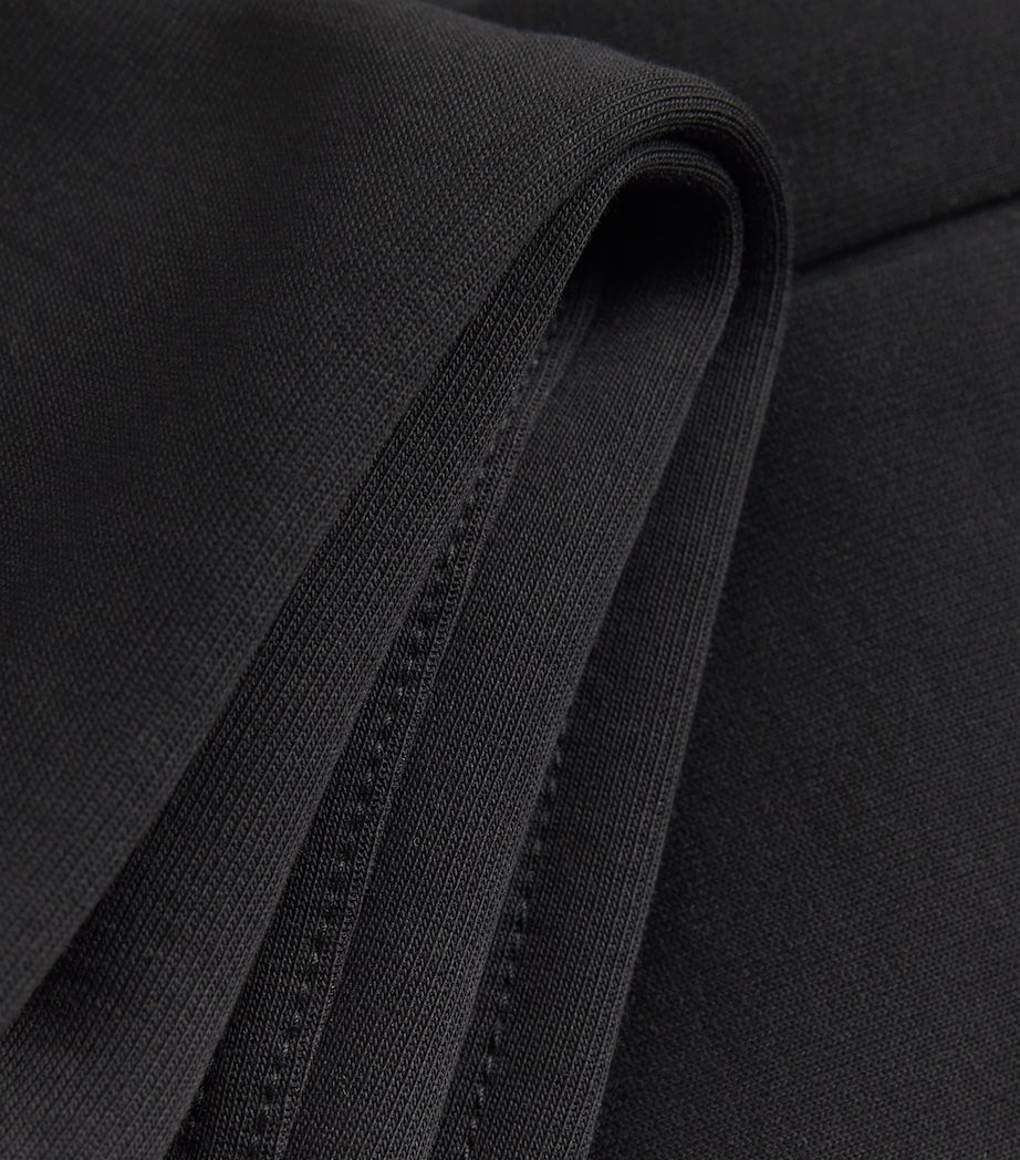 Black Jersey Drawstring Furio Trousers