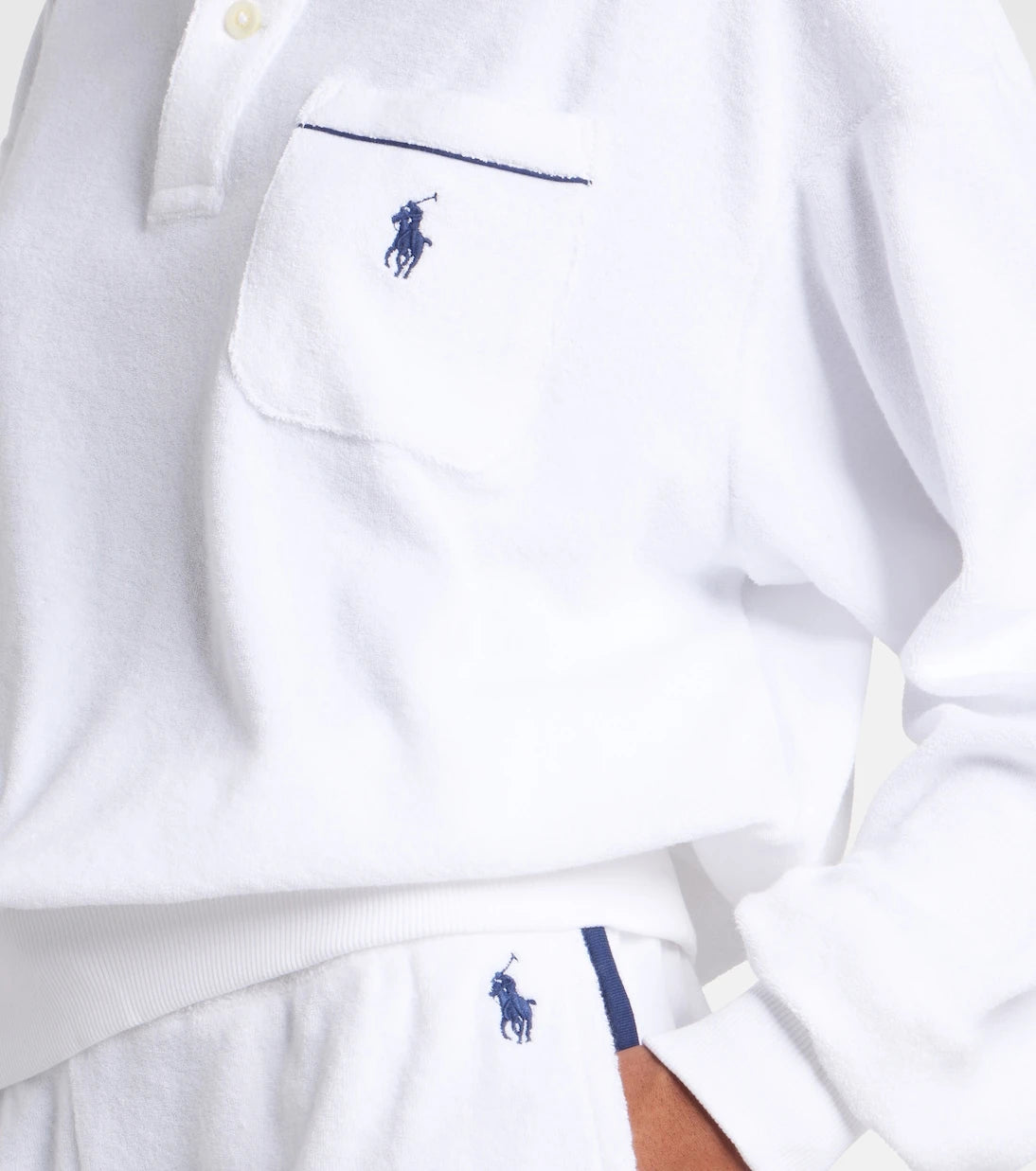 Polo Ralph Lauren - Cotton-blend terry polo shirt