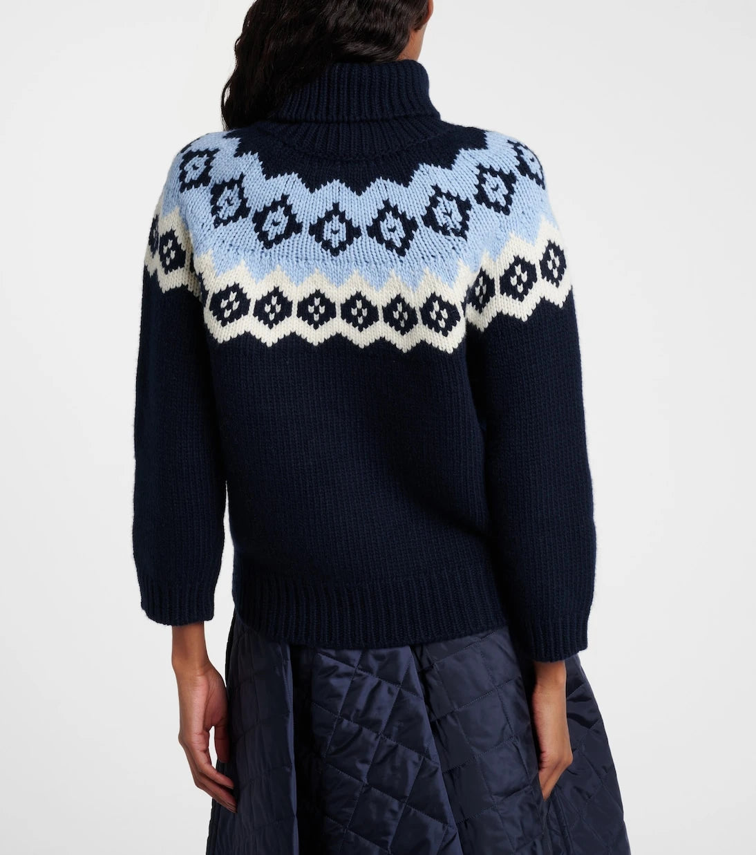 Prada - Fair Isle wool and cashmere sweater