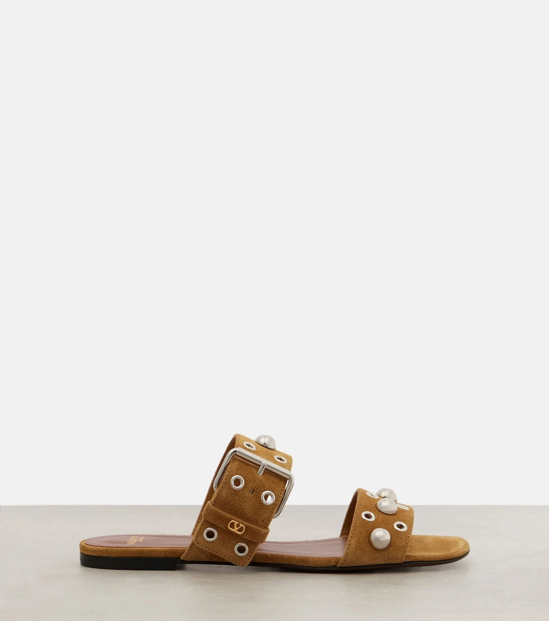 Valentino Garavani - Nellcôte studded suede sandals