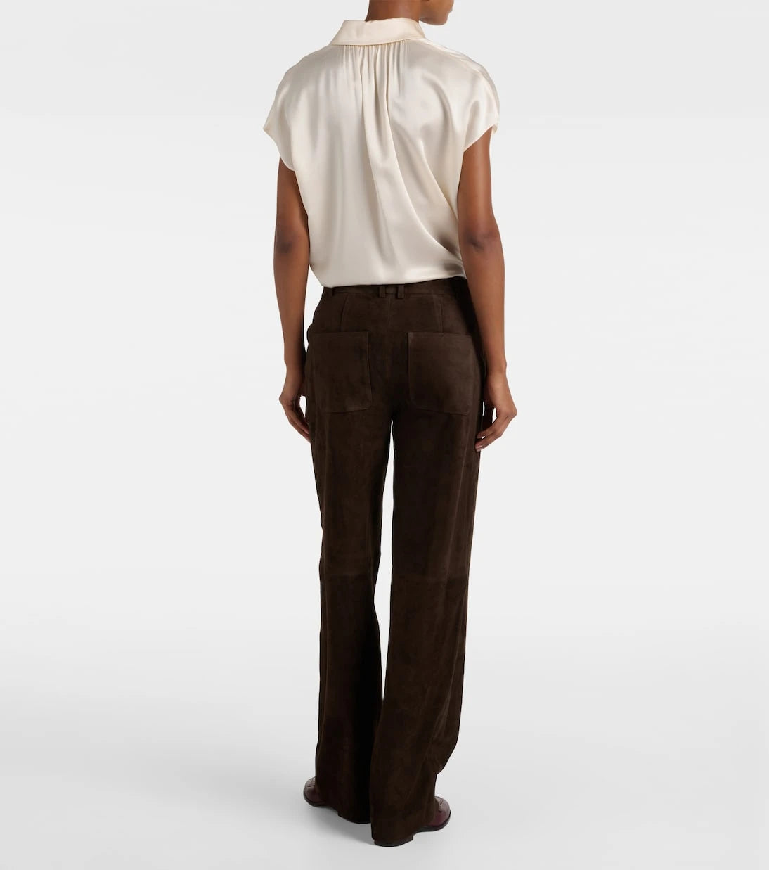 Vince - Leather straight pants