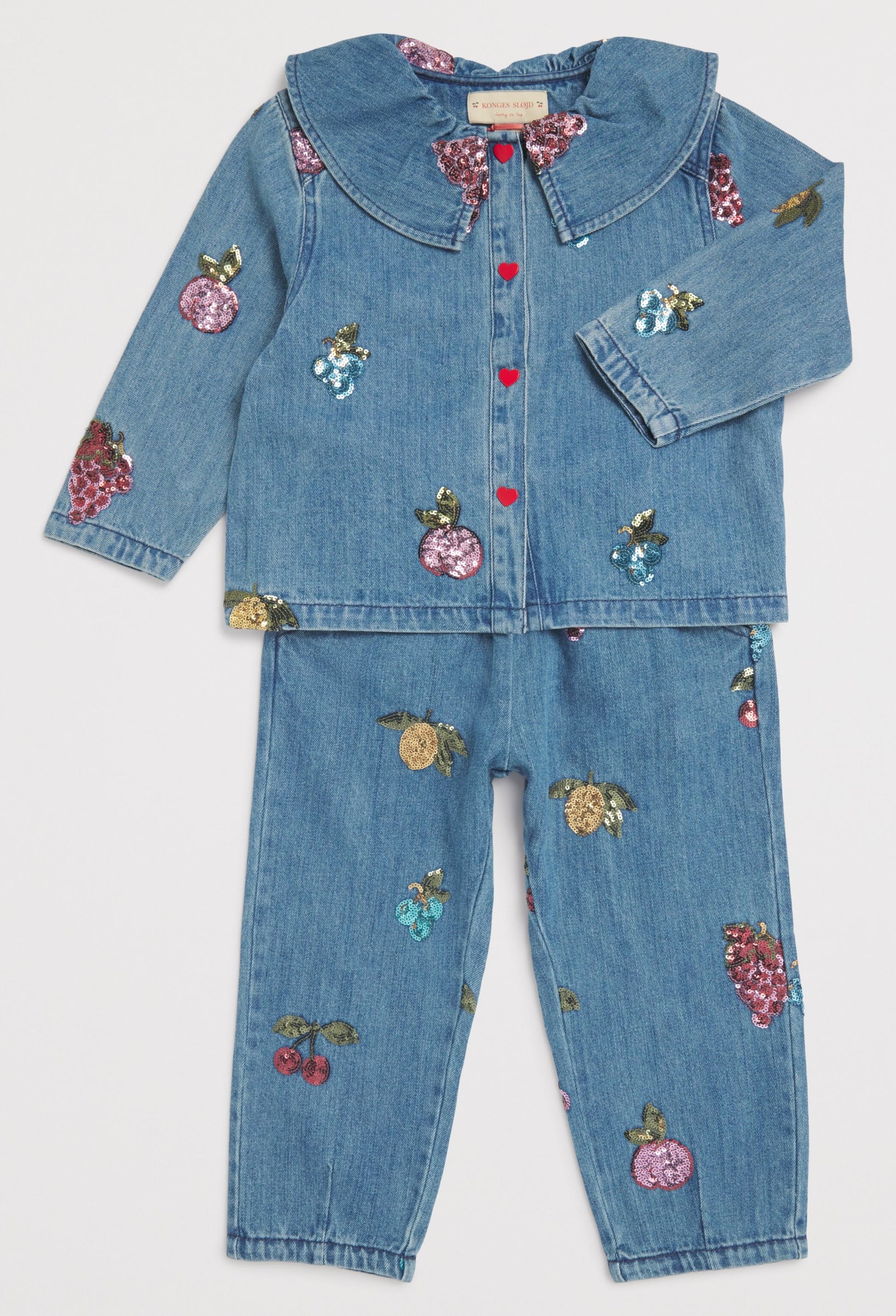 Denim Sequin-Detail Shirt (12 Months-4 Years)