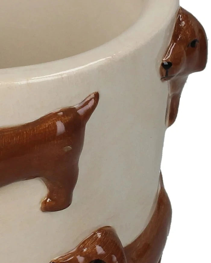Dachshund home & lifestyle Saksı 11 x 13,8 x 13,8 cm