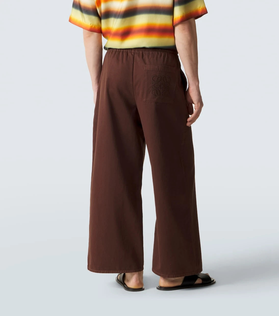 Loewe - Paula's Ibiza cotton-blend wide-leg pants