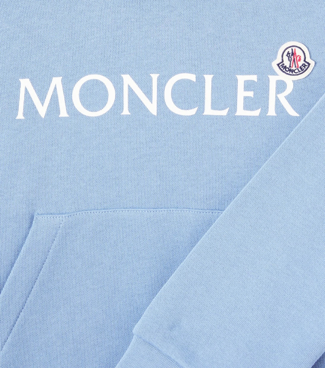 Moncler Enfant - Logo cotton jersey hoodie