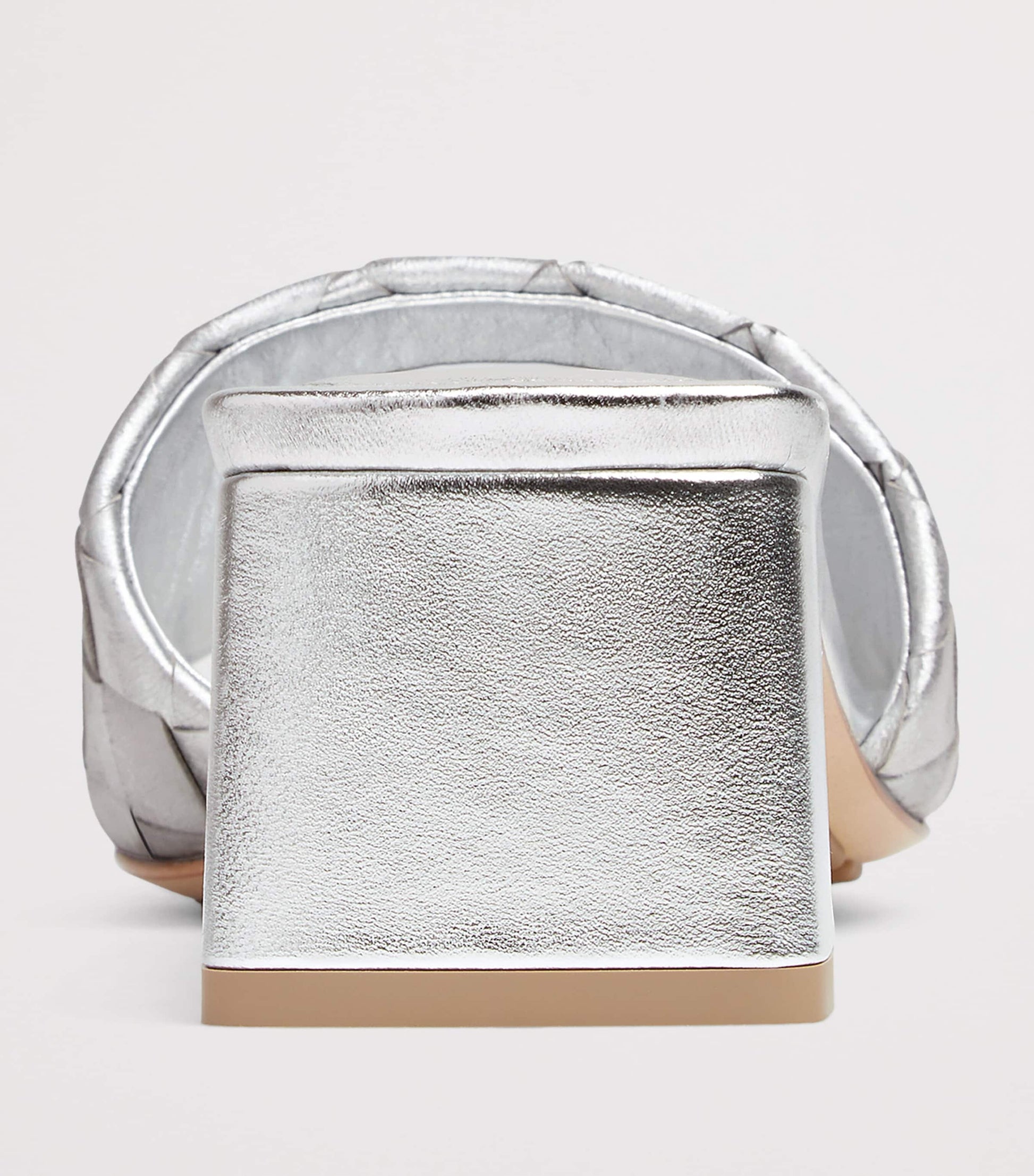 Metallic Leather Parco Mules 45