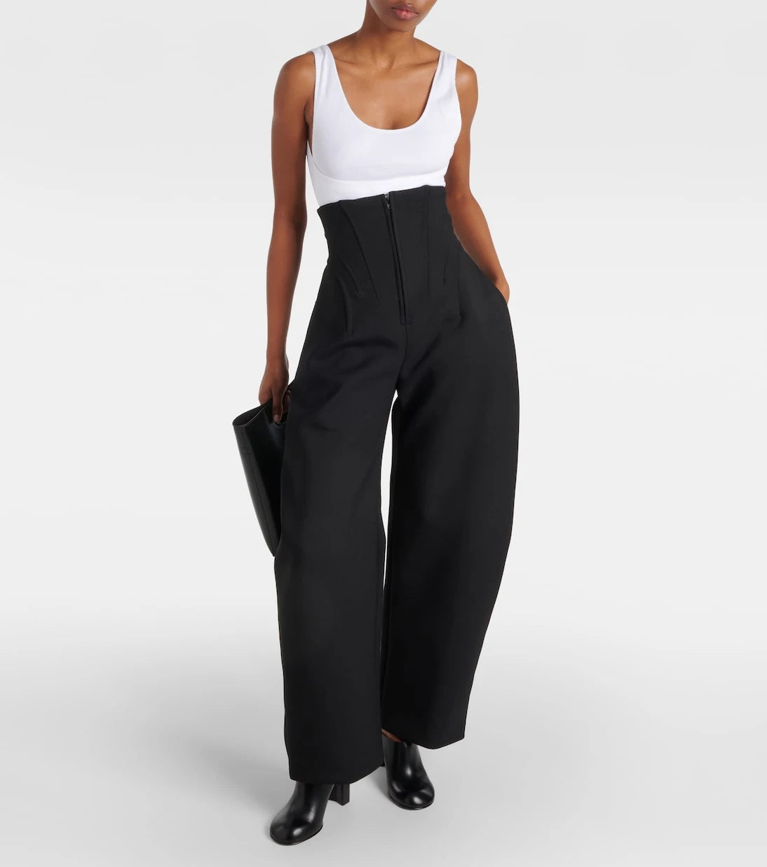 Alaïa - Folded leather tote bag
