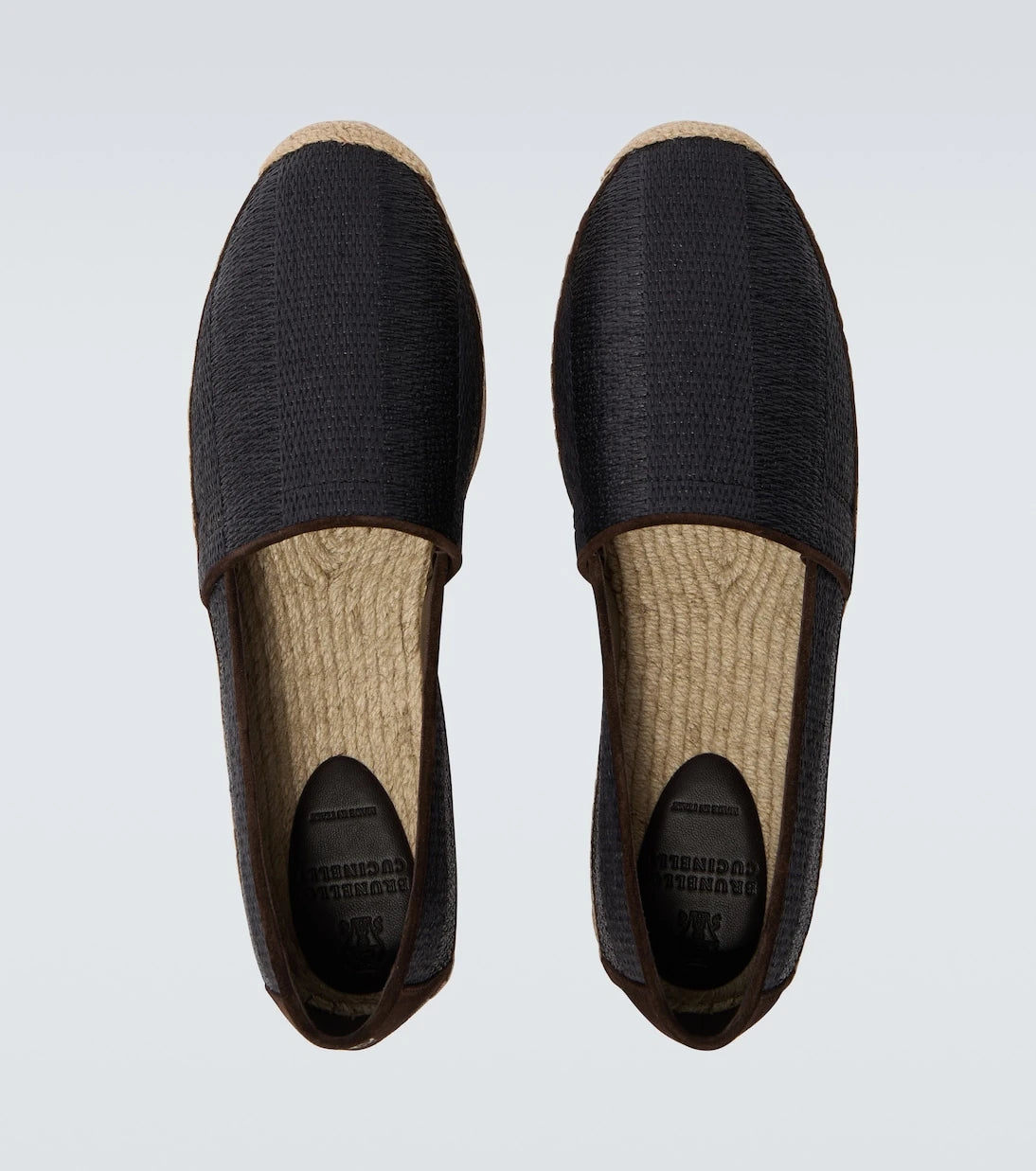 Brunello Cucinelli - Süet şeritli espadriller