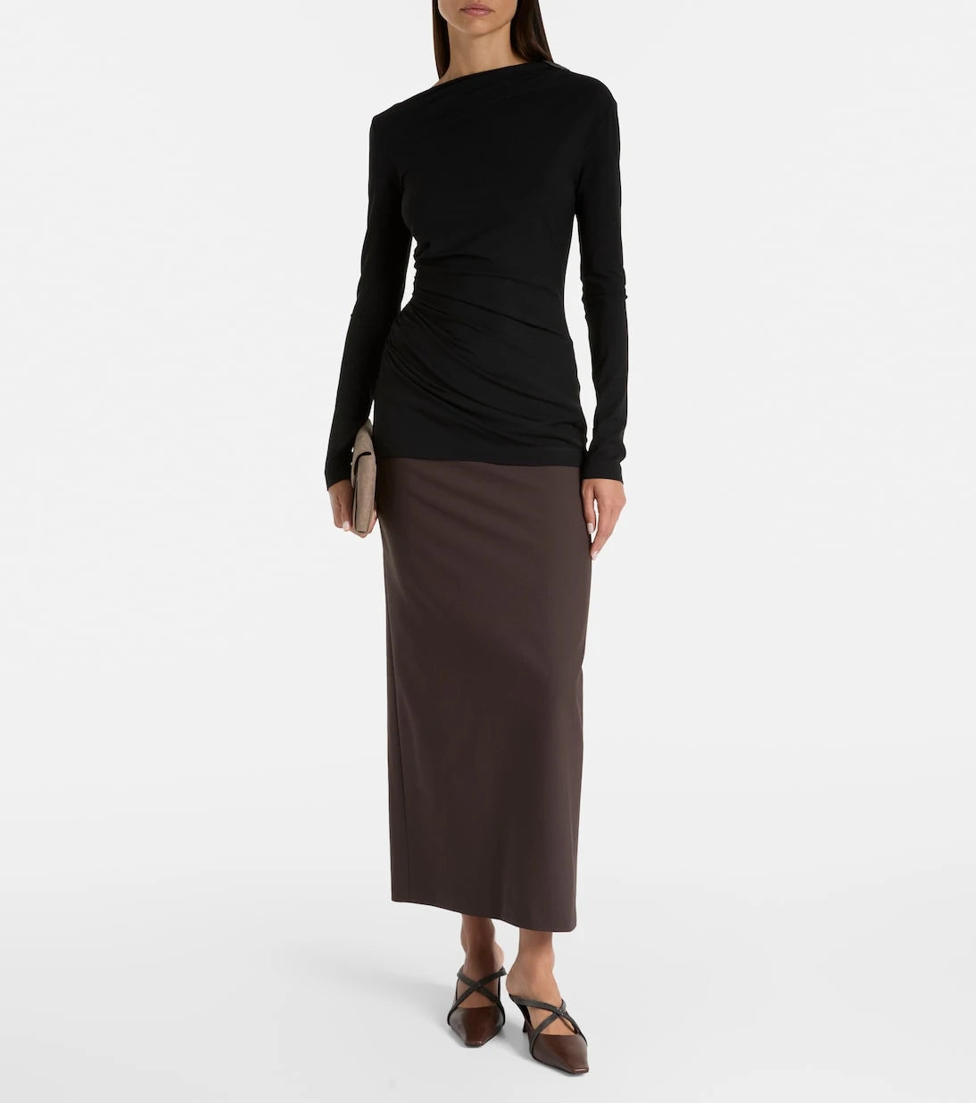 Brunello Cucinelli - Monili gathered top