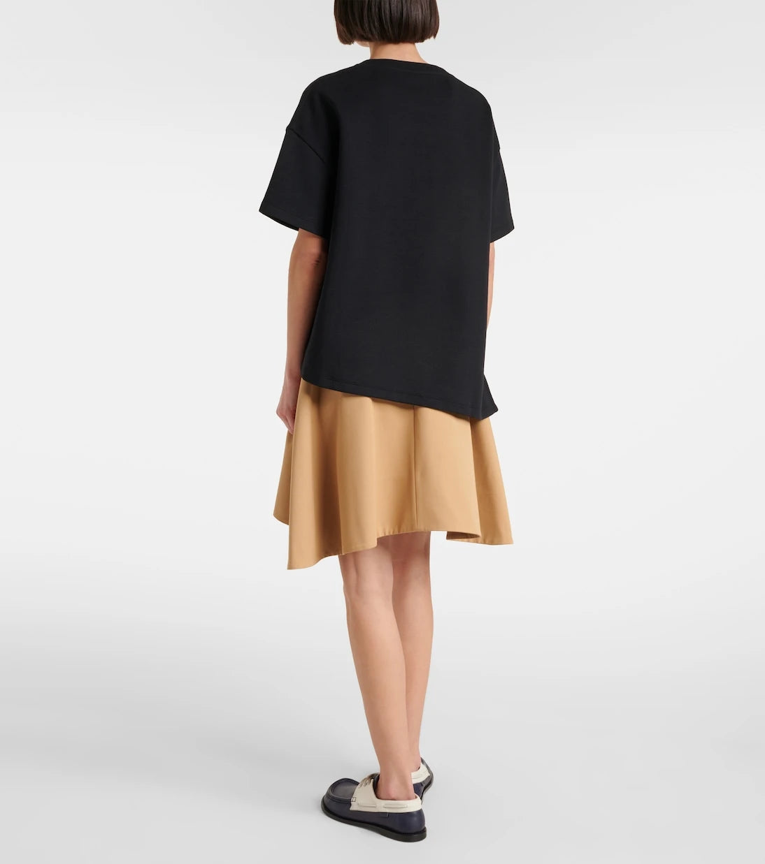 Loewe - تي شيرت قطني غير متماثل