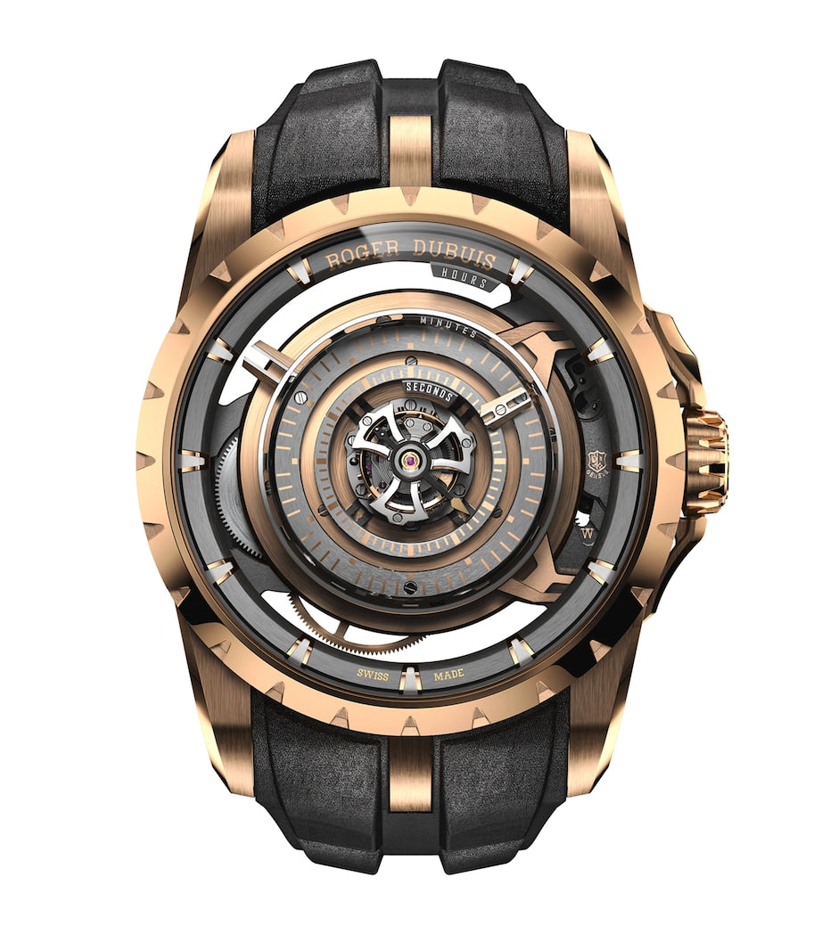 Roger Dubuis Pink Gold Orbis in Machina Monotourbillon Watch 45mm