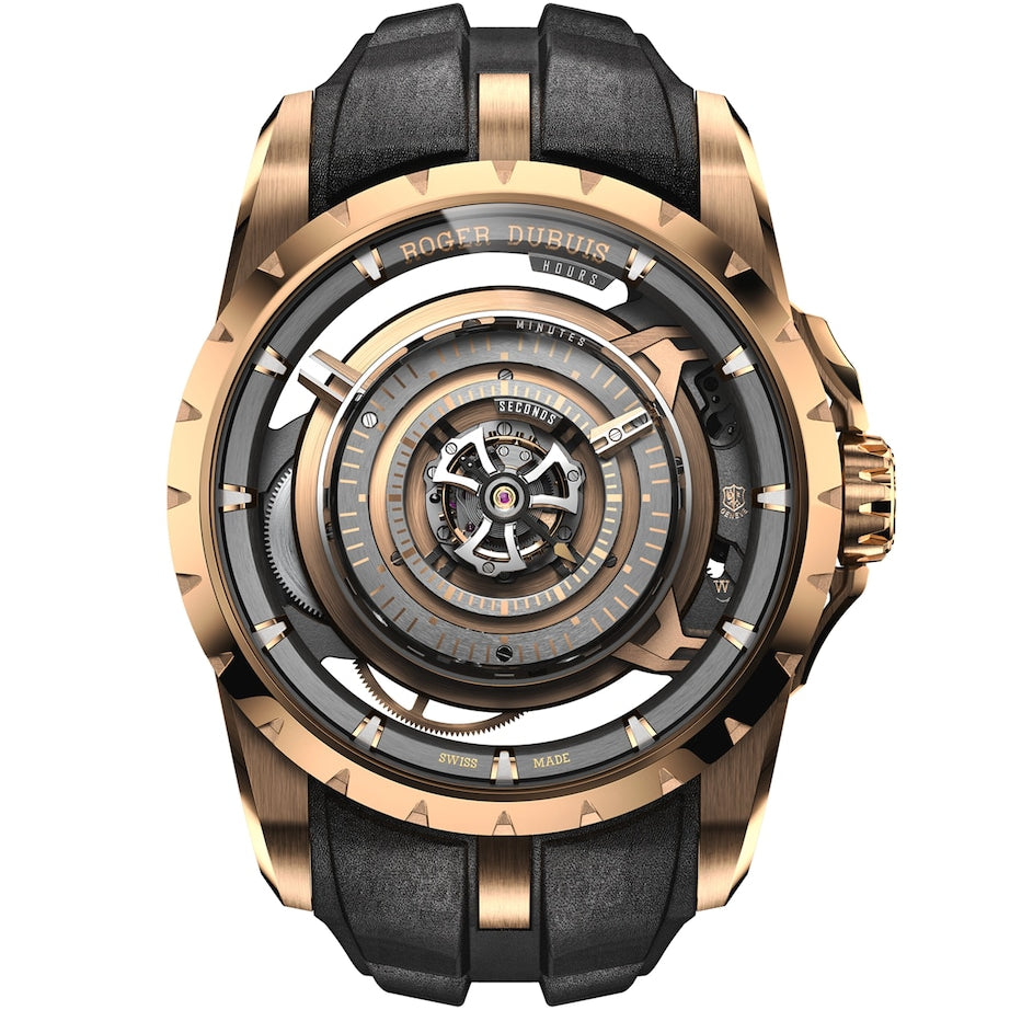 Roger Dubuis Pink Gold Orbis in Machina Monotourbillon Watch 45mm