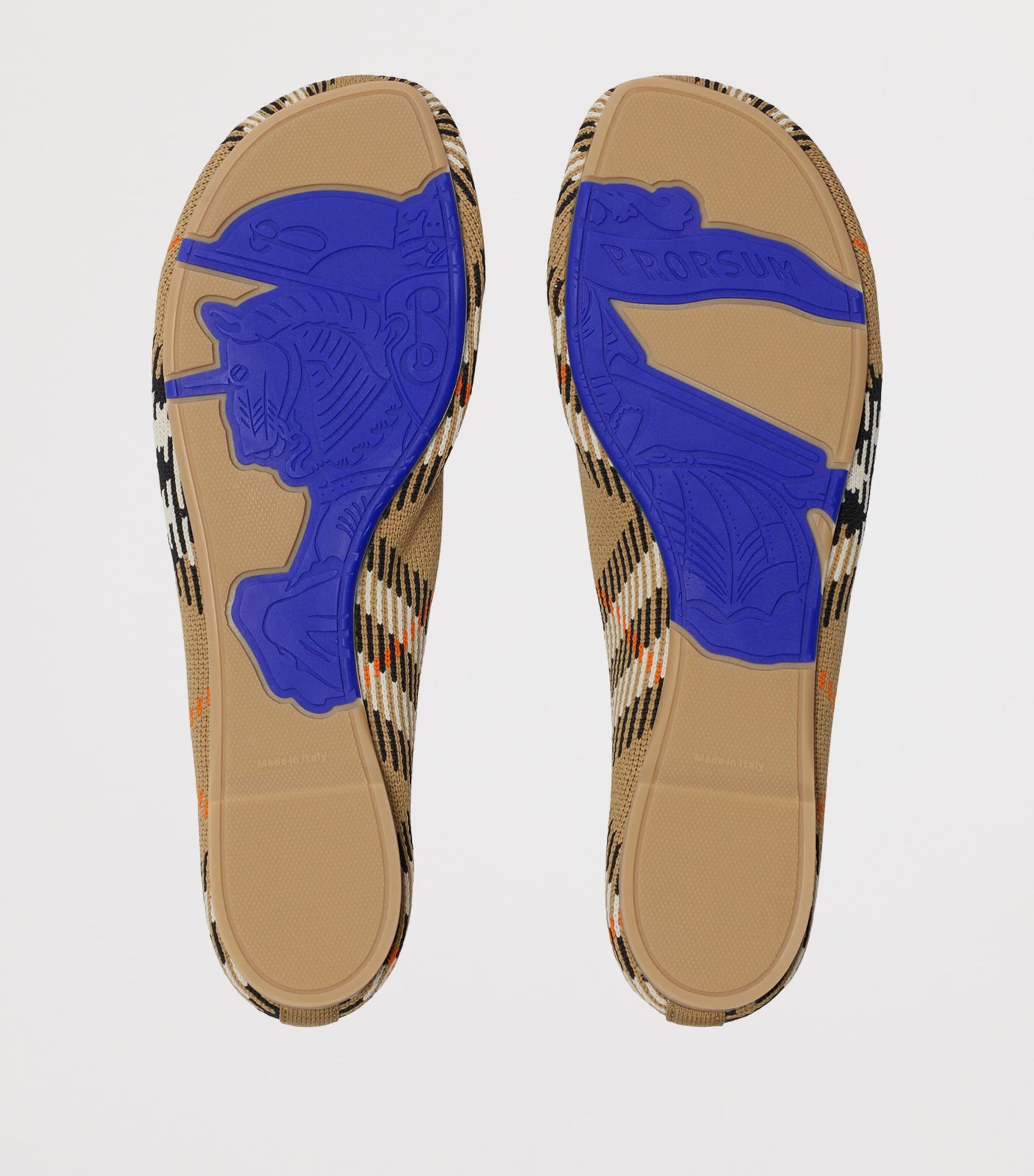 Burberry Knit Check Baby Ballet Flats