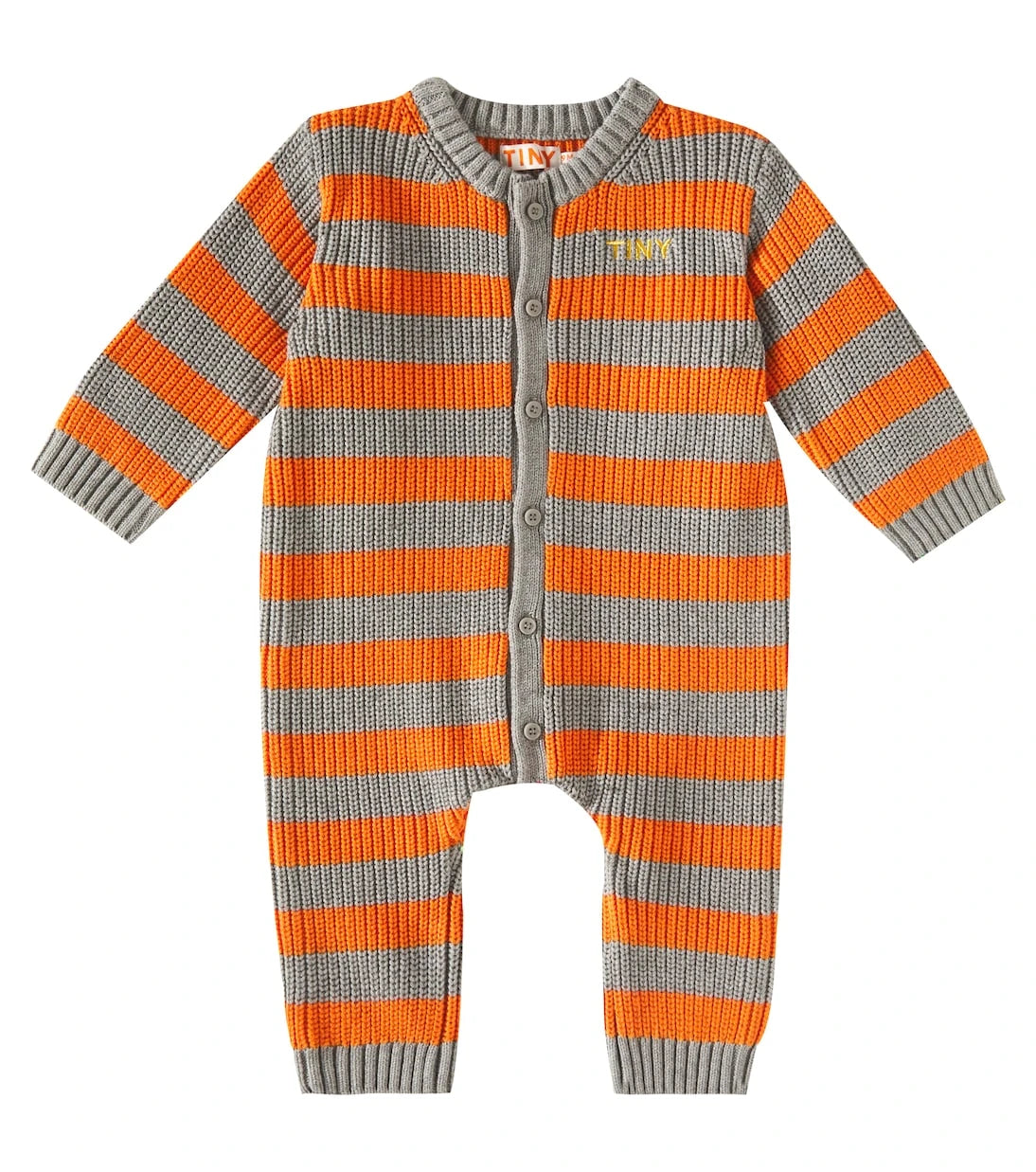 Tinycottons - Baby Stripes cotton and wool onesie