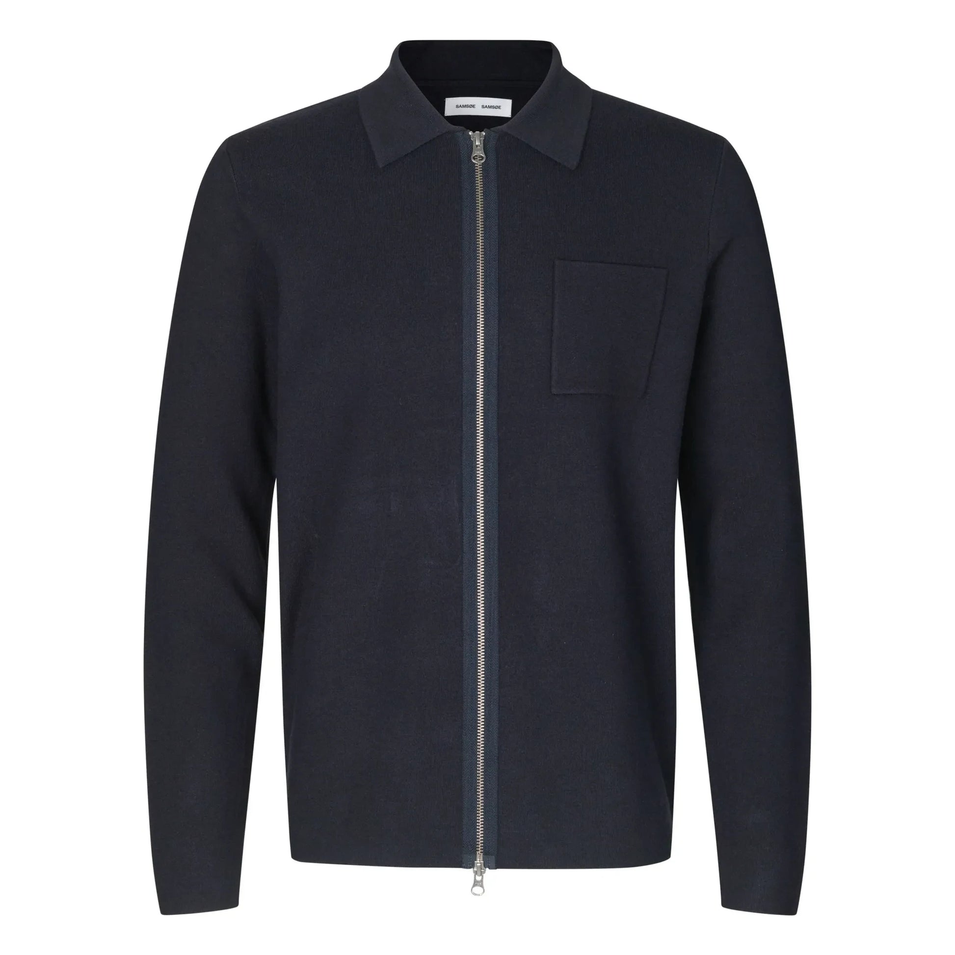 Samsoe Samsoe - Guna Polo neck cardigan | Black