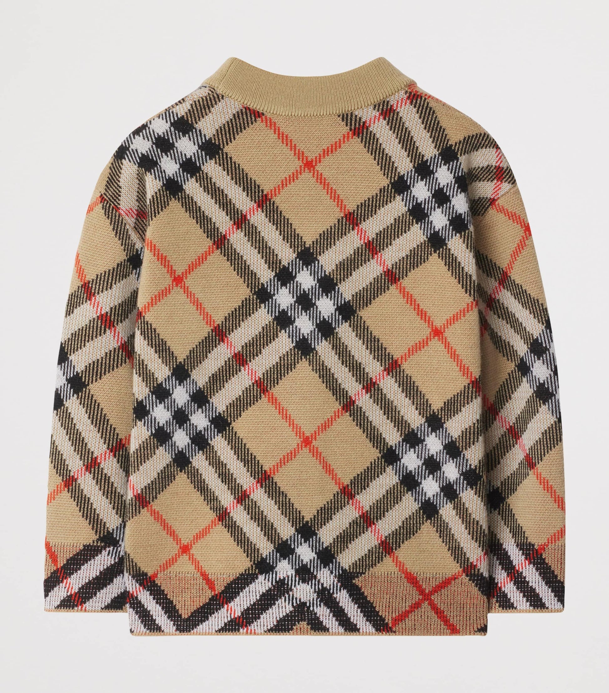 Burberry Kids Wool Check Cardigan (6-24 Months)