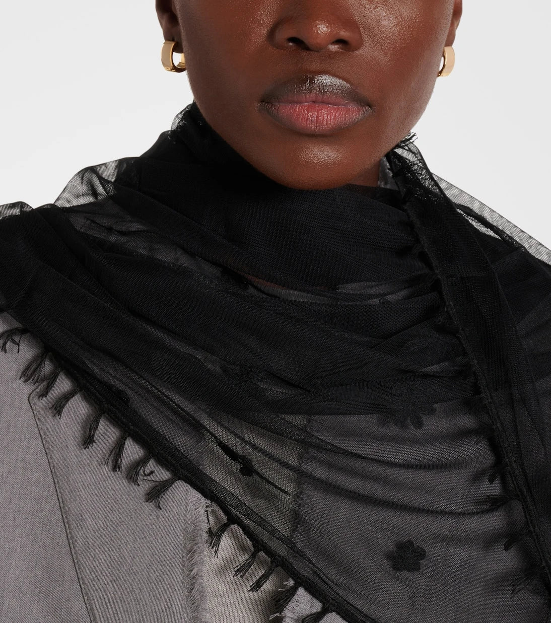 Toteme - Signature gold-plated hoop earrings