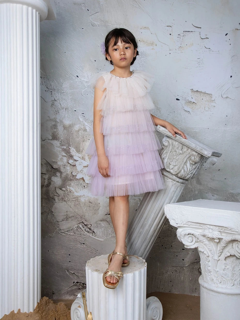 Tutu Du Monde - Josette sequined tiered tulle dress