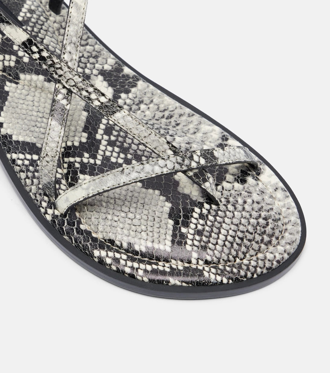A.Emery - Edna snake-effect leather sandals