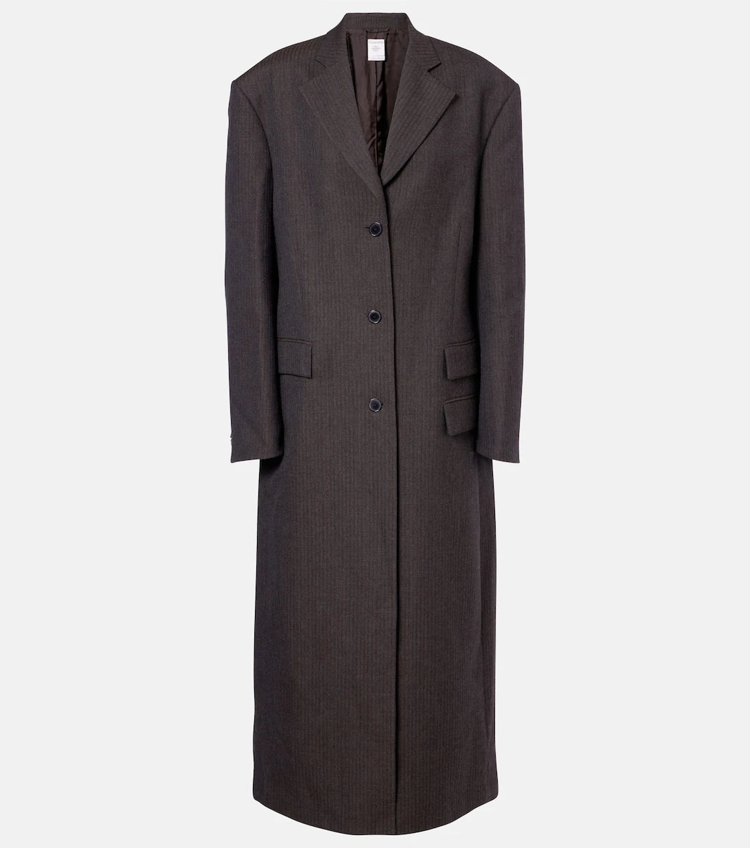 Calvin Klein Collection - Brooke striped wool coat