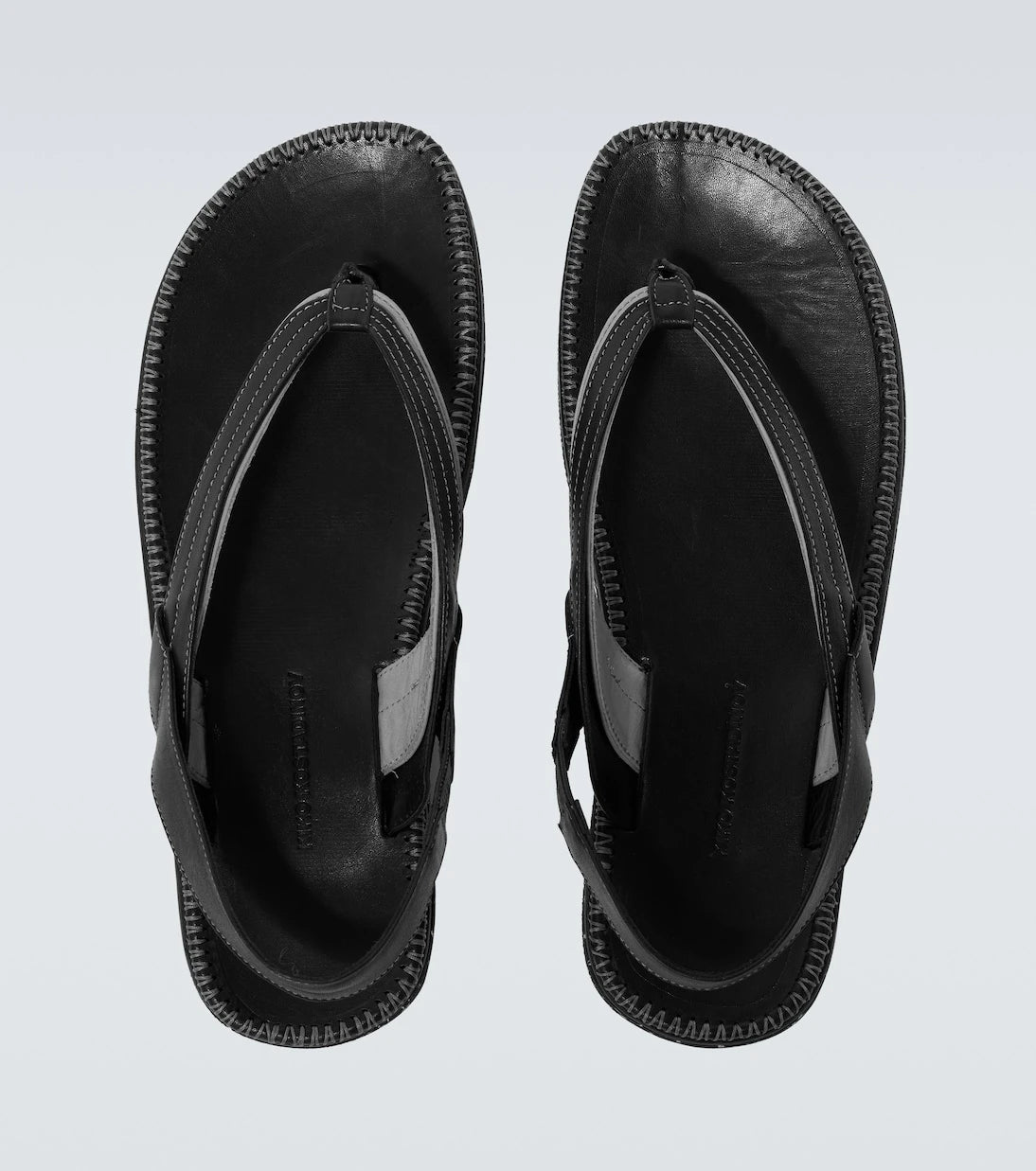 Kiko Kostadinov - Andras leather thong sandals