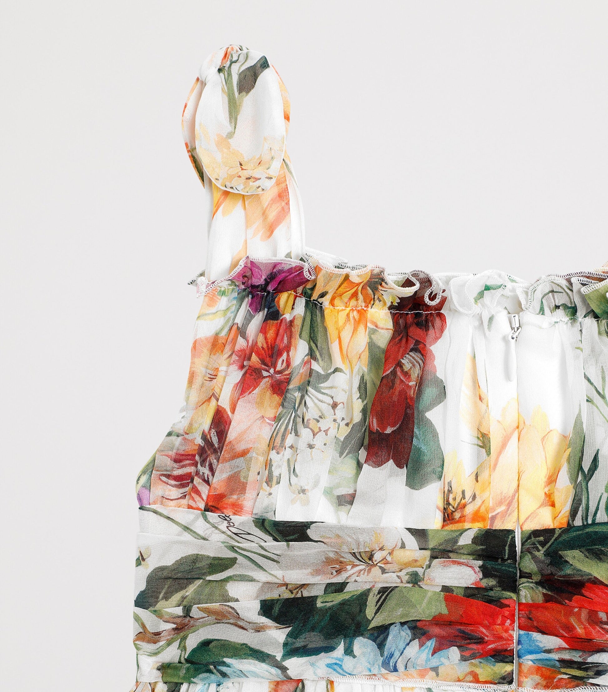 Dolce & Gabbana Kids Silk Floral Dress (8-12 Years)