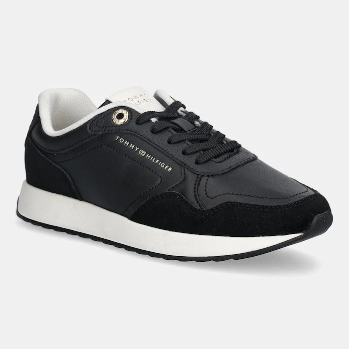 Кожени маратонки Tommy Hilfiger MONOGRAM MIX MATERIAL RUNNER