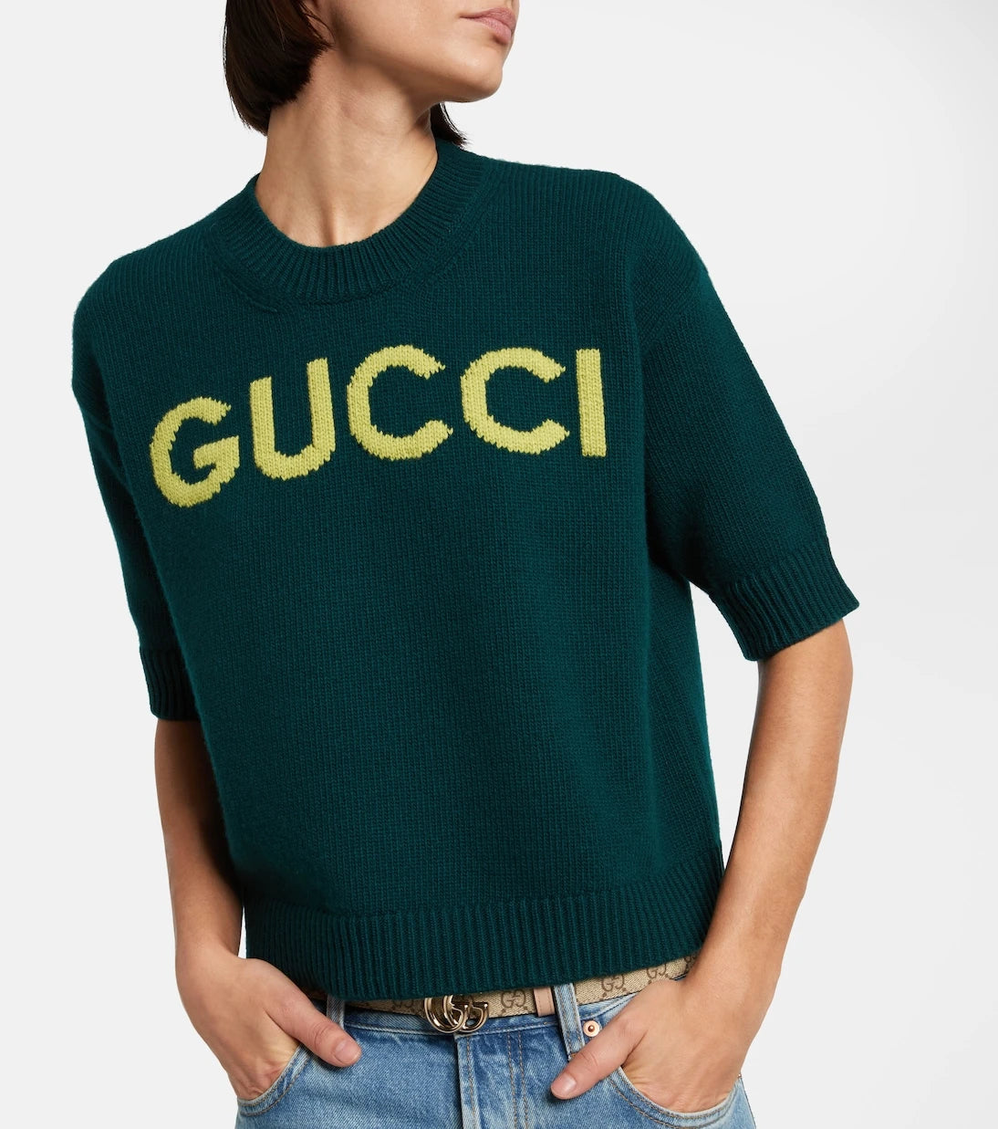 Gucci - Logo wool top