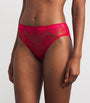 Wacoal Red Stretch-Lace Sensu Briefs