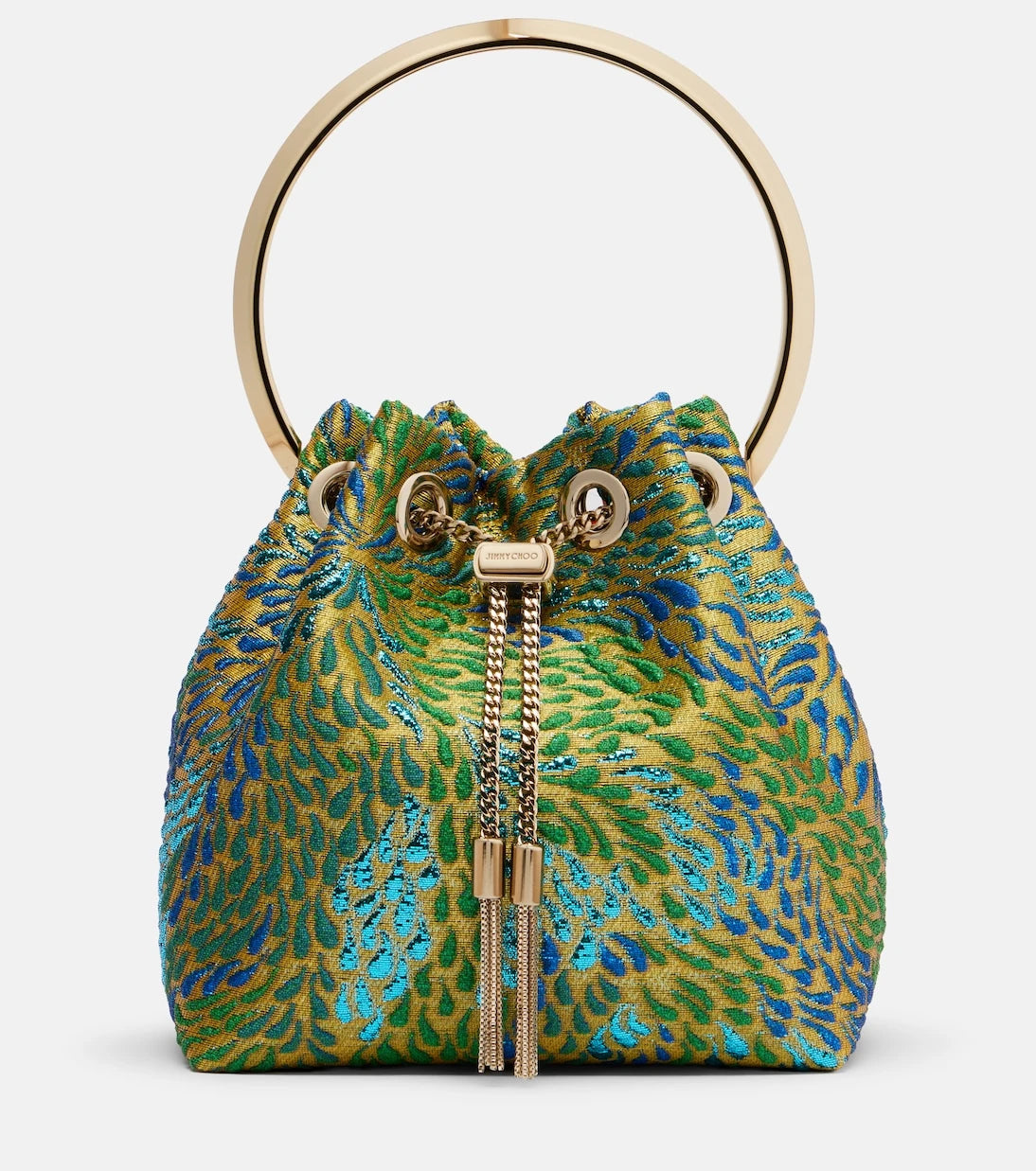 Jimmy Choo - Bon Bon brocade bucket bag